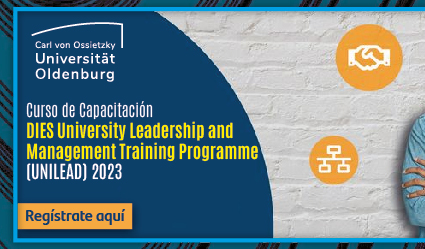 Curso de capacitación 'DIES University Leadership and Management Training Programme (UNILEAD) 2023' (Registro)